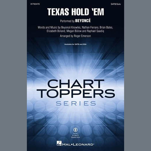 cover: Texas Hold 'Em (arr. Roger Emerson), Beyoncé, Chor