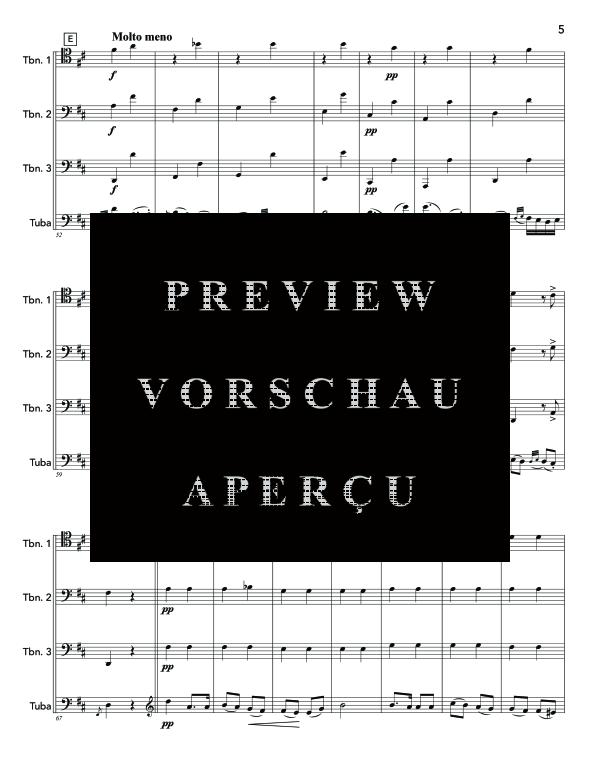 Produktgalerie: Seite 9 von 11 Czardas, , (Blechbläser Quartett 3x Posaune und Tuba/Bass Posaune)