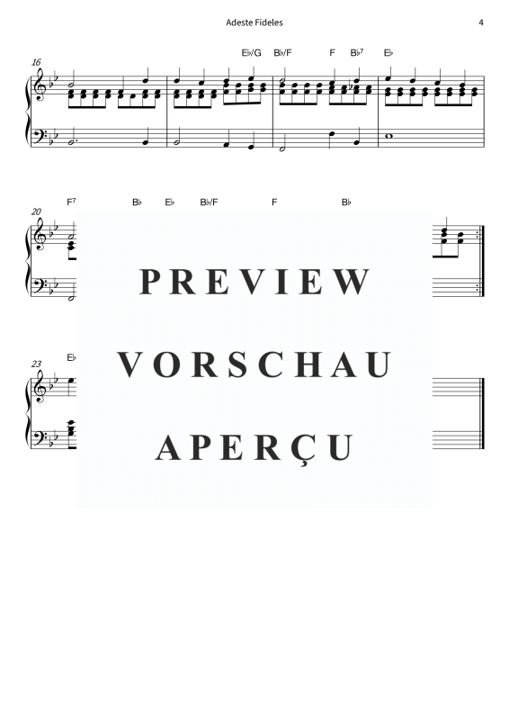 Produktgalerie: Seite 6 von 6 Adeste Fideles - Un classico natalizio senza tempo, , Klavier Solo