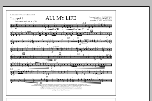 Produktbild zu:  All My Life - Trumpet 2 - Tom Wallace