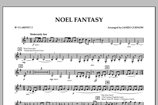 Produktbild zu:  Noel Fantasy - Bb Clarinet 2 - 