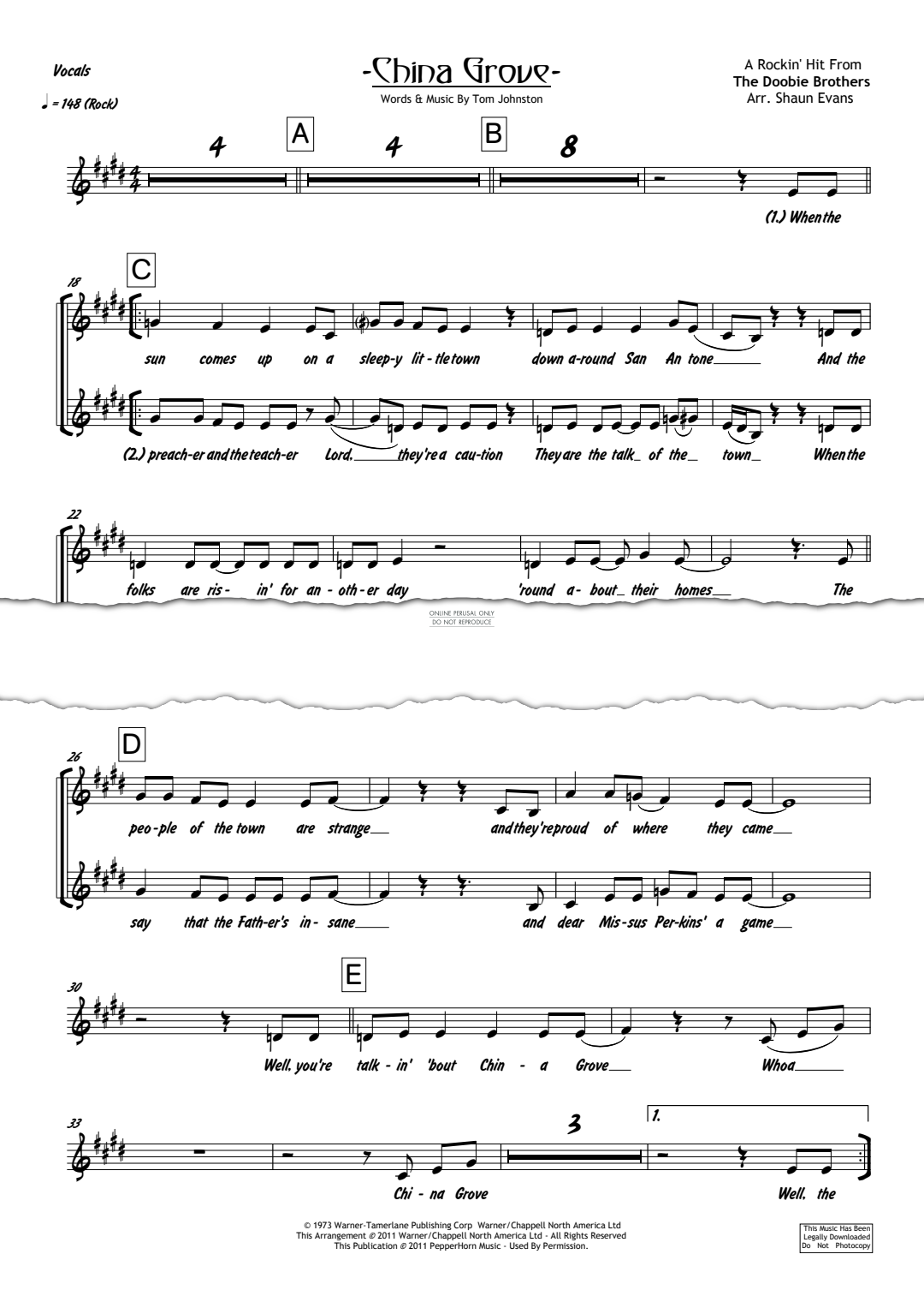 Product gallery: Page 1 of 1 China Grove, The Doobie Brothers