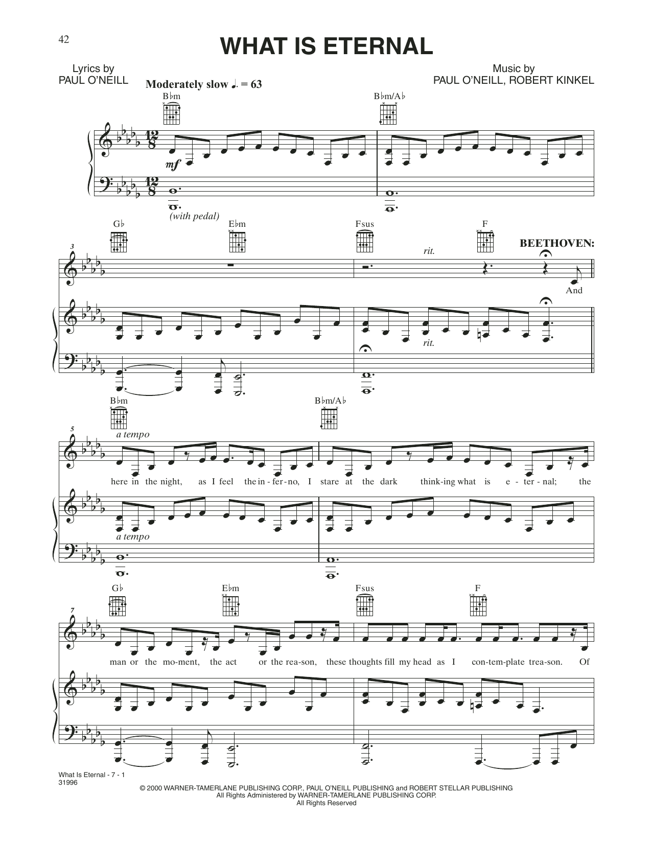 Produktgalerie: Seite 1 von 1 What Is Eternal, Trans-Siberian Orchestra, Gesang, Gitarre, Klavier