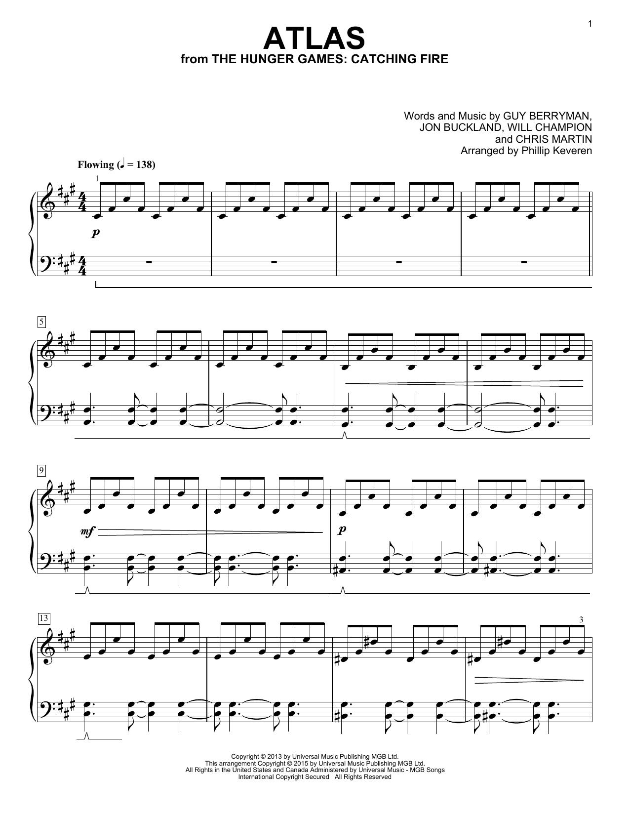 Produktbild zu: Atlas [Classical version] (arr. Phillip Keveren)