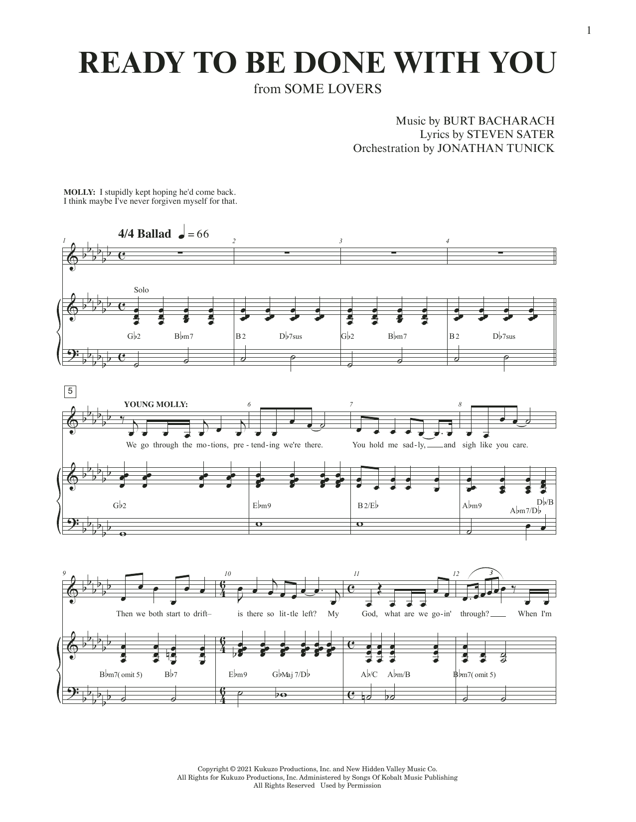 Produktbild zu: Ready To Be Done With You (from Some Lovers)