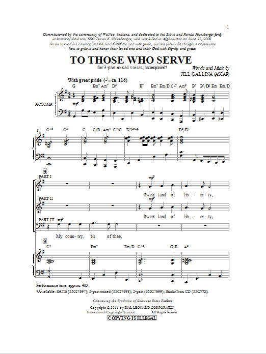 Produktbild zu: To Those Who Serve