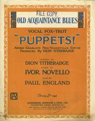 cover: Old Acquiantance Blues (from 'Puppets'), Paul England
