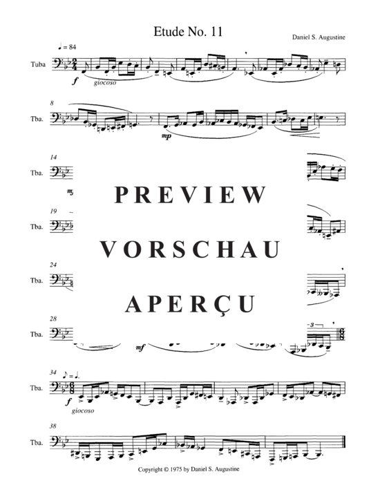Product gallery: Page 15 of 21 Seventeen Etudes for Tuba , , (Tuba Solo)
