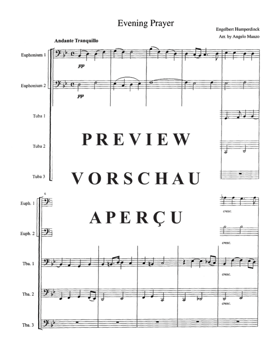 Product gallery: Page 2 of 10 Abendgebet (Evening Prayer) , ,  (Tuba Quintet EETTT)