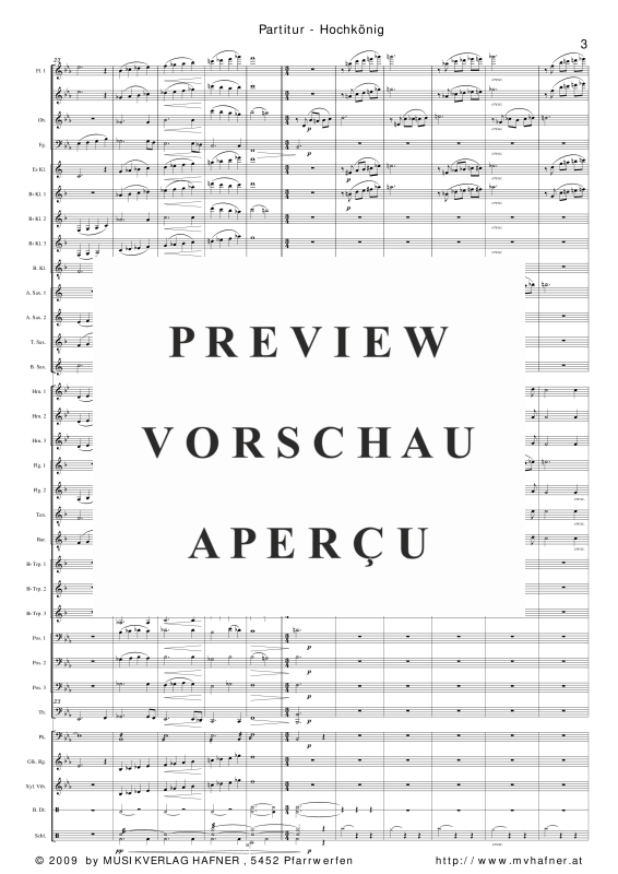 Product gallery: Page 8 of 11 Hochkönig, , (large wind orchestra)