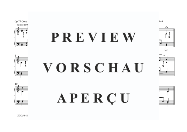 gallery: Ein feste Burg ist unser Gott Op.77, No.1-6, , Orgel Solo