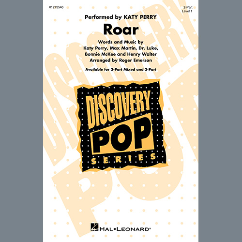 cover: Roar (arr. Roger Emerson), Katy Perry
