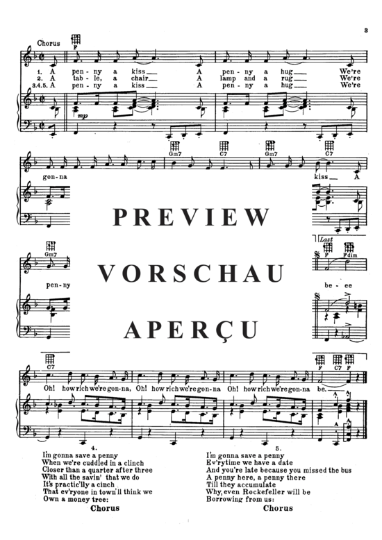 Produktgalerie: Seite 4 von 8 A penny a Kiss, A penny a hug , Shore, Dinah  , Klavier und Gesang