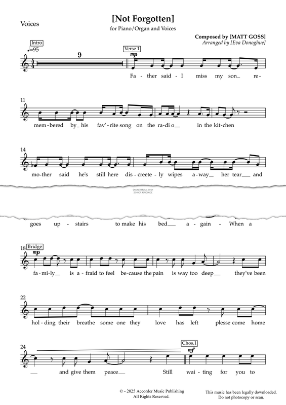 Produktgalerie: Seite 1 von 1 Not Forgotten, Matt Goss, Chor