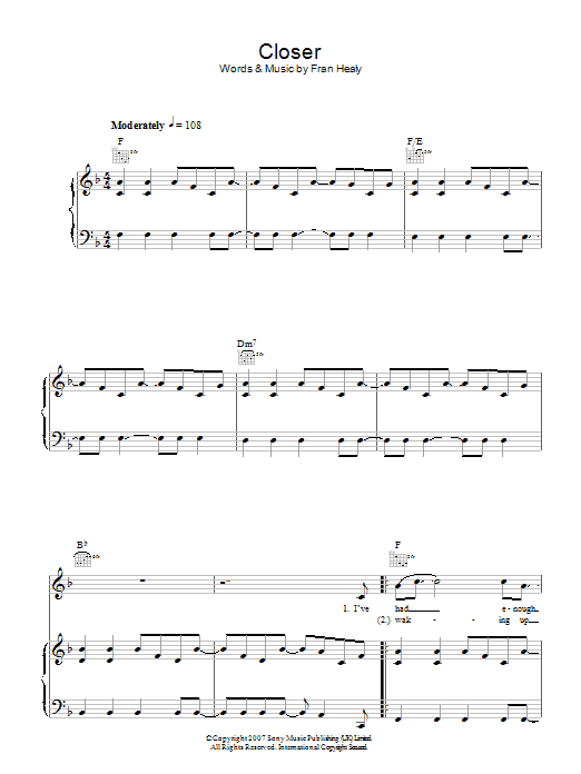 Produktgalerie: Seite 1 von 1 Closer, Travis, Gesang, Gitarre, Klavier