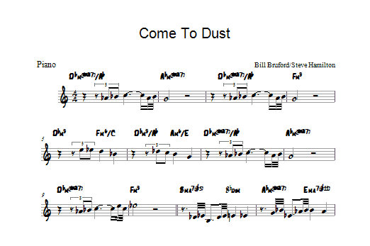 Product gallery: Page 1 of 1 Come To Dust, Bill Bruford
