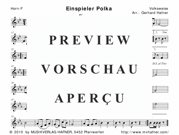 Product gallery: Page 10 of 11 Einspieler Polka, , (woodwind and brass)