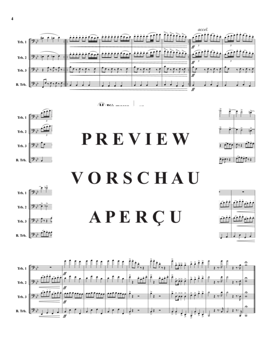 Product gallery: Page 5 of 13 Der Barbier von Sevilla Ouvertüre , , (Trombone Quartet)