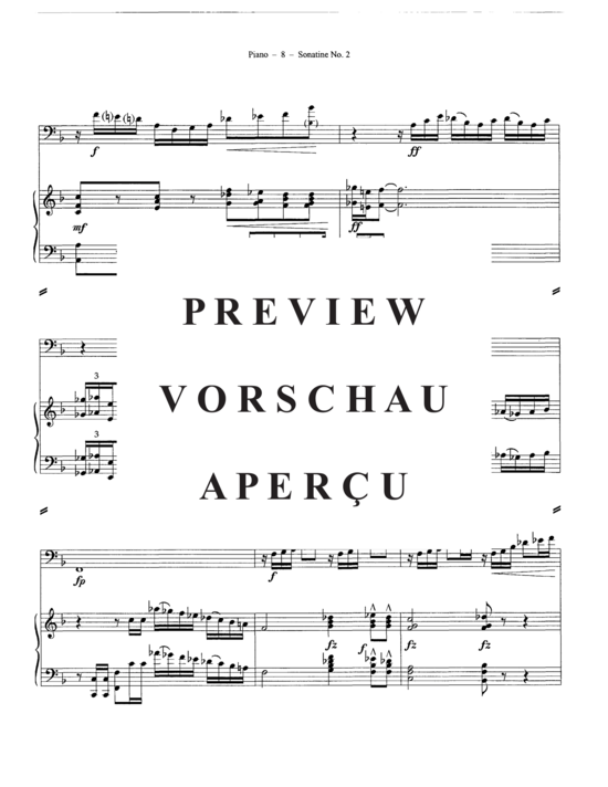 Product gallery: Page 11 of 21 Sonatine No 2 , , (trombone/euphonium or tuba + piano)