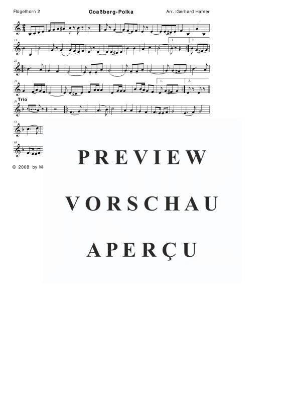 Product gallery: Page 5 of 11 Goaßberg-Polka, , (woodwind and brass)