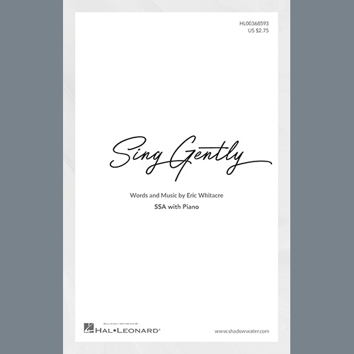 cover: Sing Gently, Eric Whitacre
