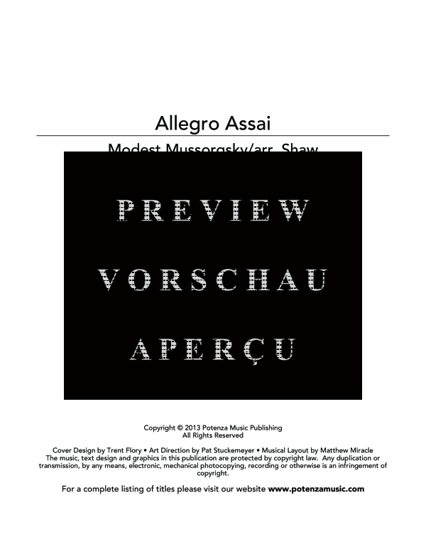Produktgalerie: Seite 7 von 11 Allegro Assai, , (Blechbläser Quintett)