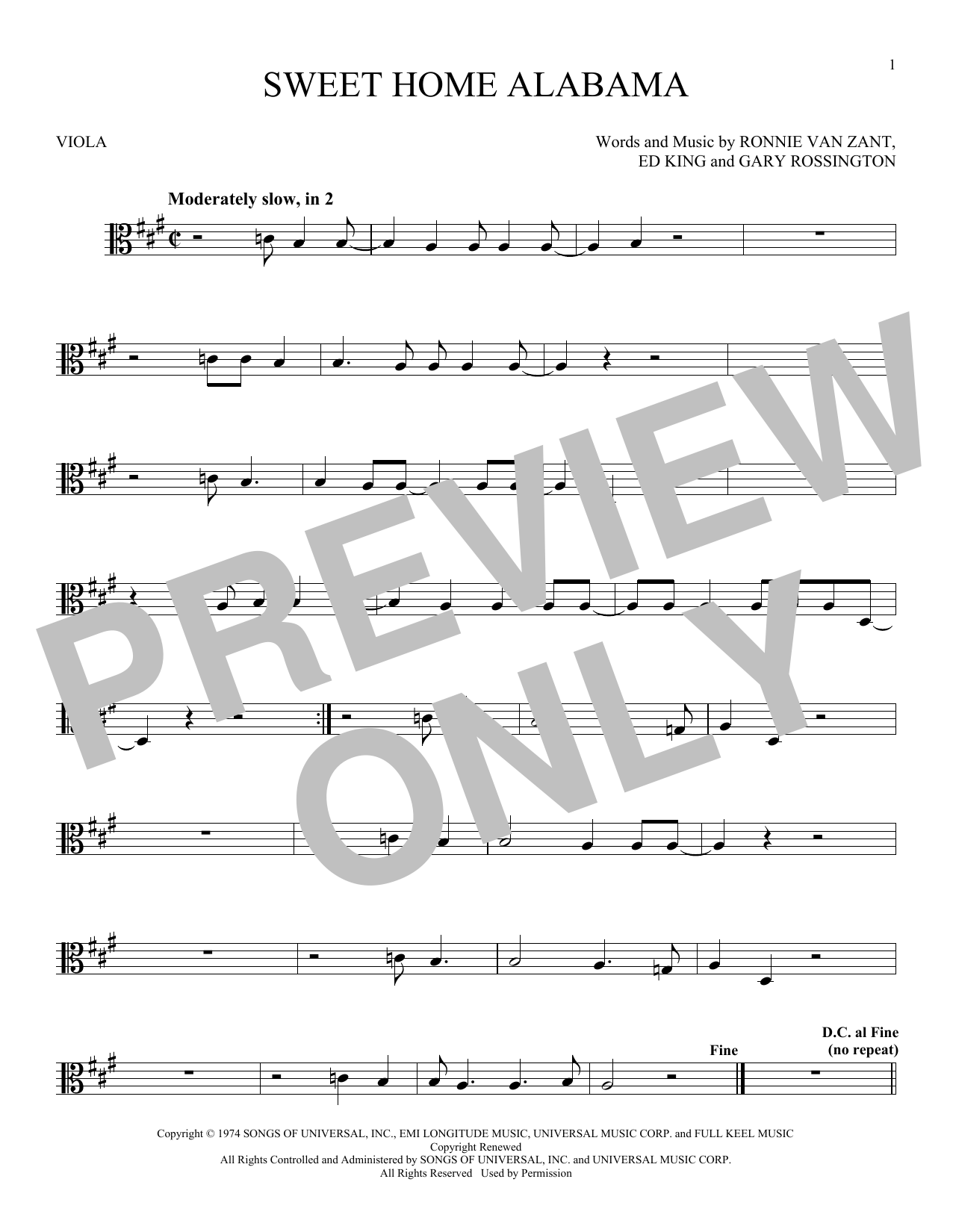 Product gallery: Page 1 of 1 Sweet Home Alabama, Lynyrd Skynyrd