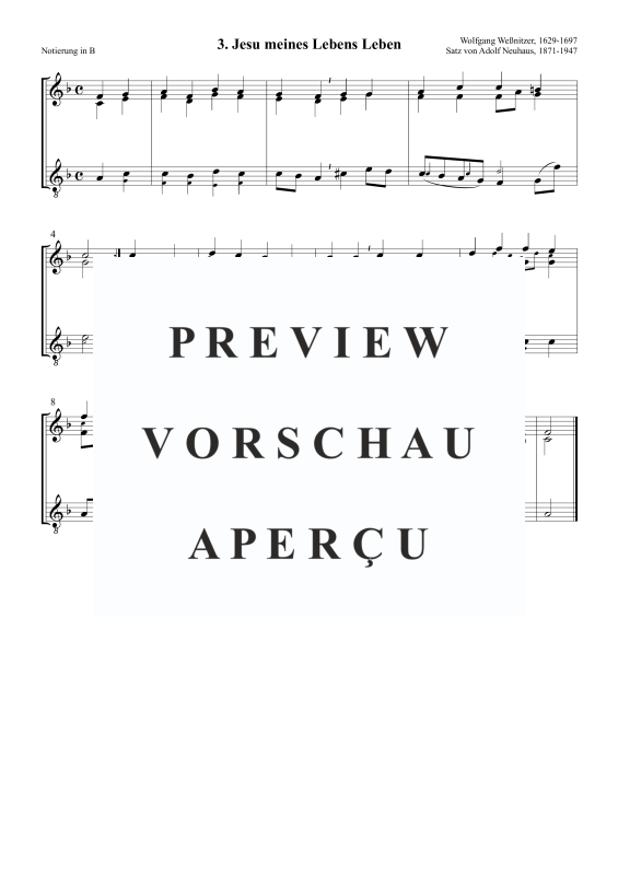 Product gallery: Page 3 of 3 Jesu meines Lebens Leben, , Trombone Choir