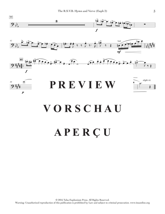 Product gallery: Page 16 of 21 The R.S.V.B Hymn and Verve , , (Tuba Quartett EETT)
