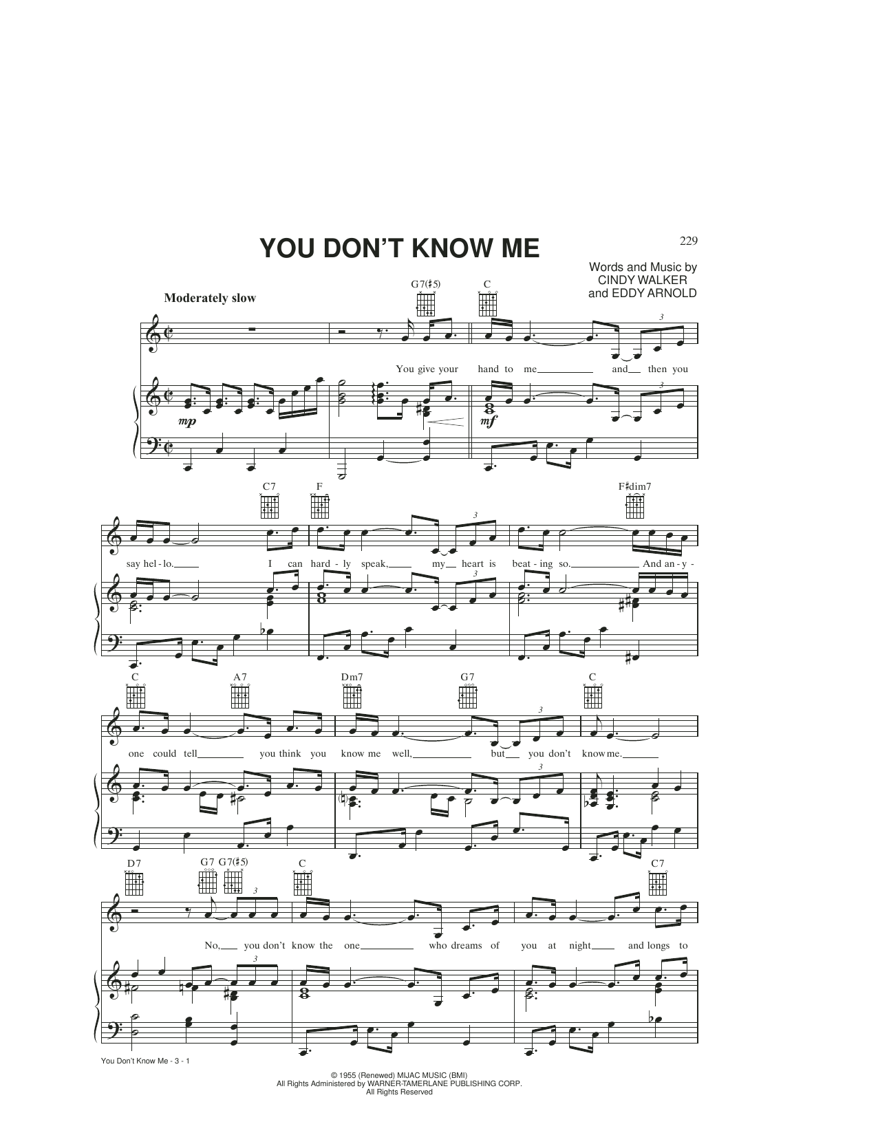 Produktbild zu: You Don't Know Me