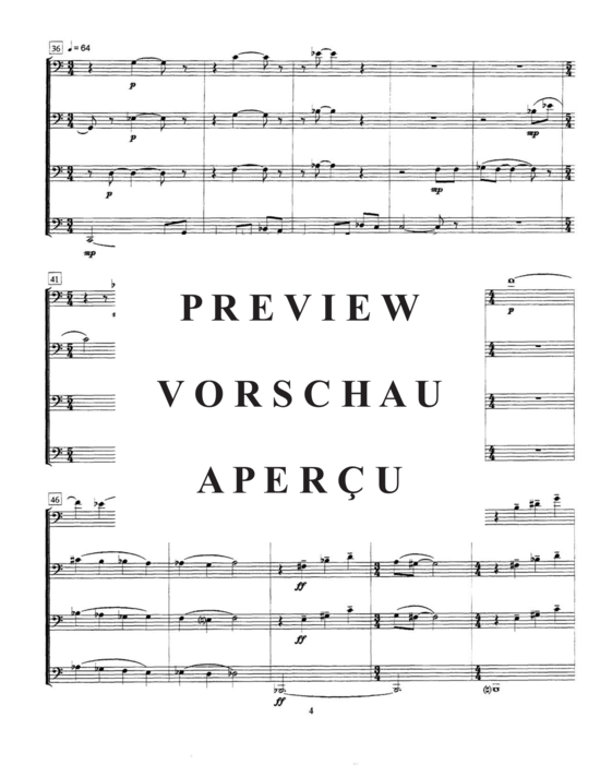 Product gallery: Page 6 of 21 Tuba Quartet No. 1 , , (Tuba Quartett EETT)