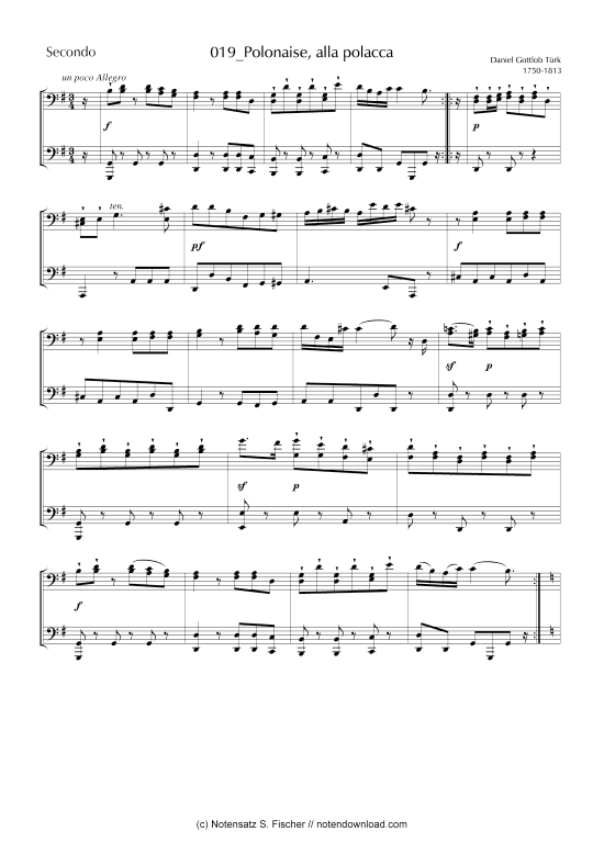 Produktbild zu: Polonaise, alla polacca Daniel Gottlob Türk (1756-1813) 