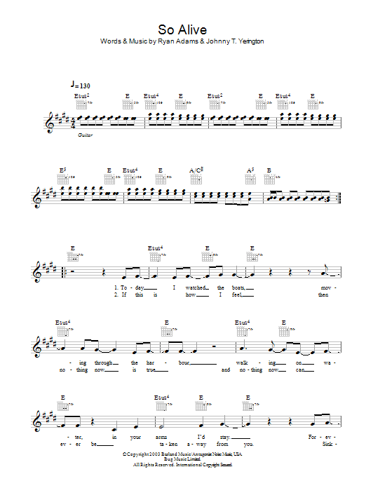 Produktgalerie: Seite 1 von 1 So Alive, Ryan Adams, Melodieinstrument
