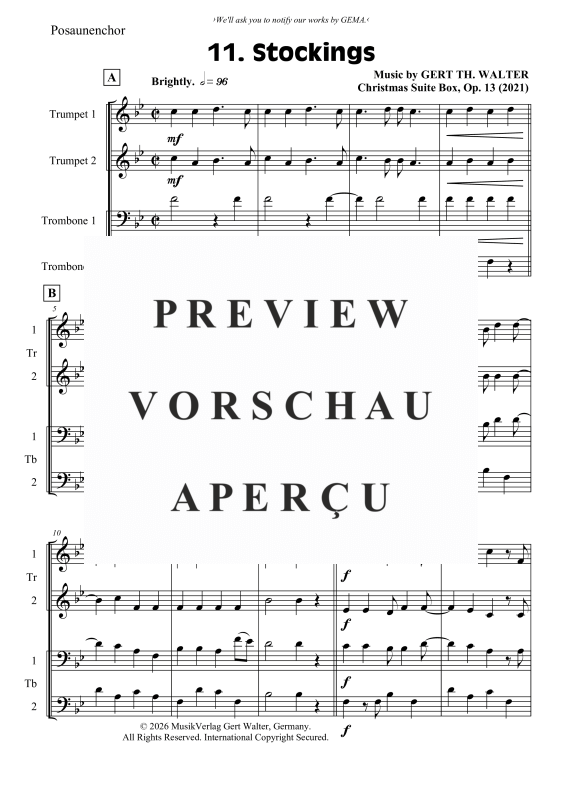 gallery: Stockings, , Posaunenchor