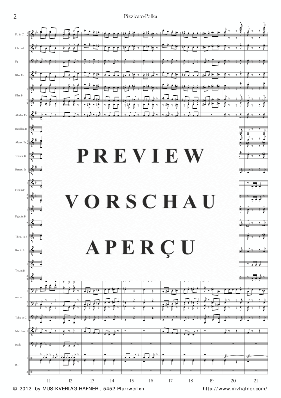 Product gallery: Page 7 of 11 Pizzicato-Polka, , (large wind orchestra)