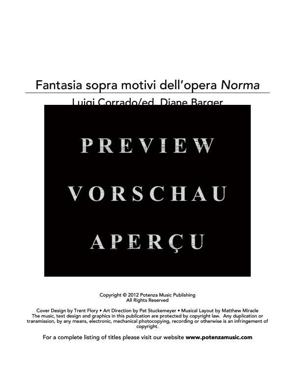 Product gallery: Page 3 of 11 Fantasia sopra motivi dell´opera Norma, , (clarinet in Bb and piano)