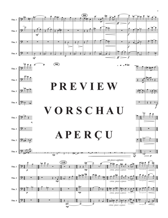 Product gallery: Page 4 of 21 Crucible , , (Trombone Quartet)