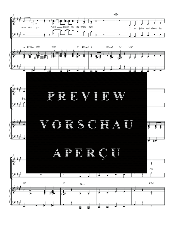 gallery: I´ve Got Joy, , Gemischter Chor SAM/Solo opt. und Klavier