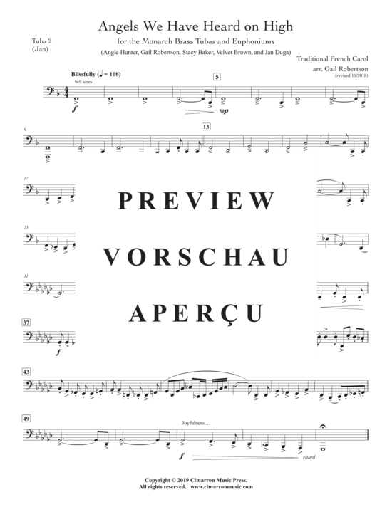 Product gallery: Page 13 of 13 Angels We Have Heard on High , , (Tuba Ensemble EEETT/EETTT)