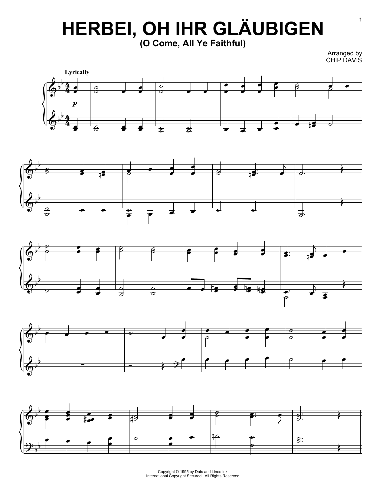 Produktbild zu: O Come, All Ye Faithful