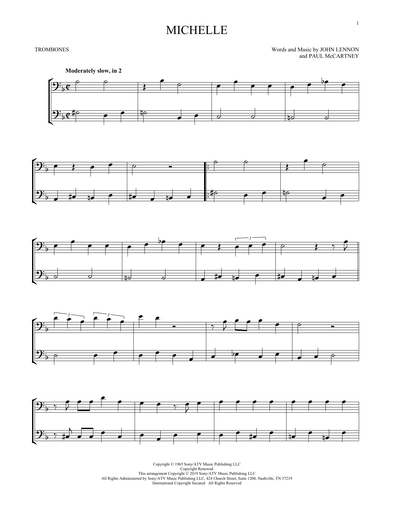 Product gallery: Page 1 of 1 Michelle, The Beatles