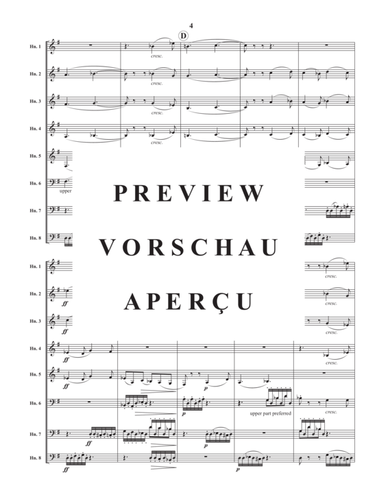 Product gallery: Page 6 of 21 Movement one from Serenade for Strings , , (Horn ensemble 1-8 horns)