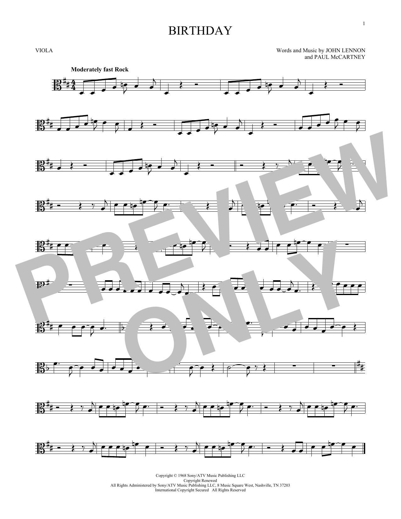 Product gallery: Page 1 of 1 Birthday, The Beatles