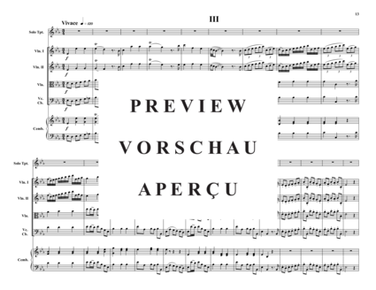 Product gallery: Page 14 of 21 Concerto in Es , , (trumpet + chamber orchestra)