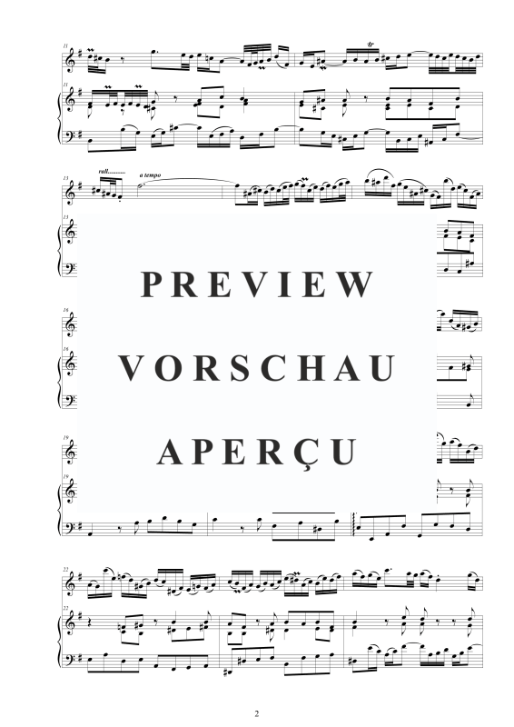 Product gallery: Page 3 of 11 Violin Sonate in E-Moll BWV 1034R, , Violin and Harpsichord/Piano