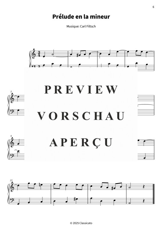 gallery: Six Préludes - Première publication : Édition établie d´après les esquisses originales de l´enfant prodige, , Klavier Solo