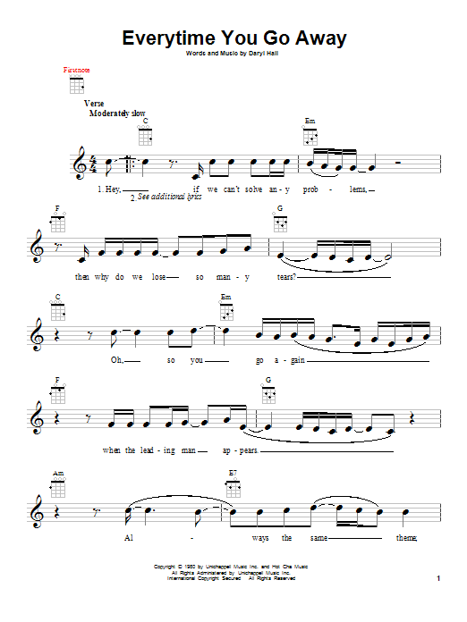 Product gallery: Page 1 of 1 Everytime You Go Away, Paul Young