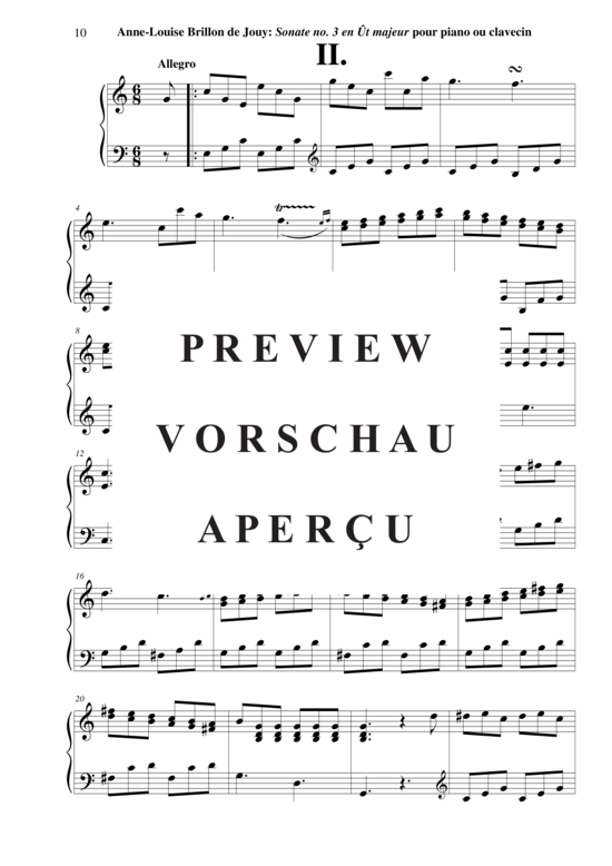 Product gallery: Page 11 of 16 Sonata no 3 in C major , Horvath, Nicolas, (Klavier/Cembalo Solo)