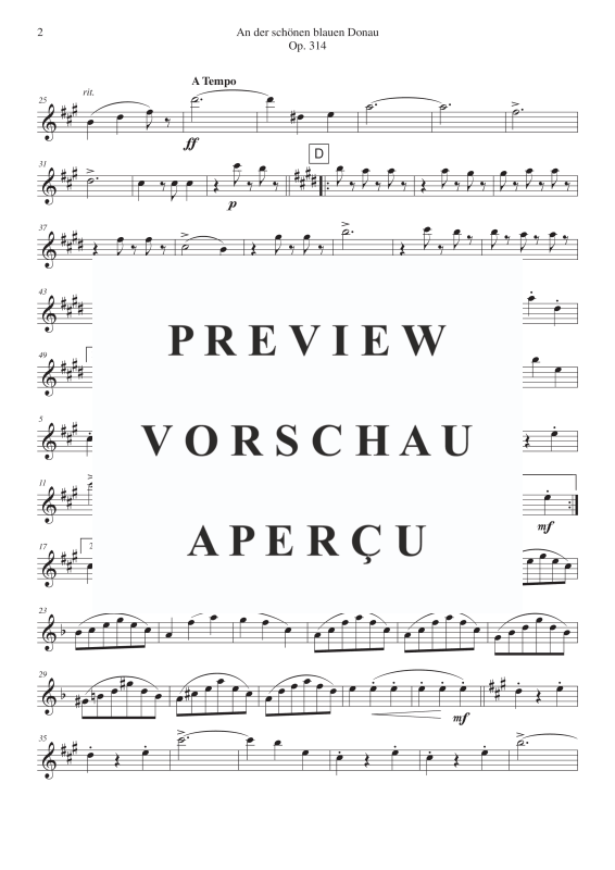 Produktgalerie: Seite 11 von 11 An der schönen blauen Donau, , Saxophonquintett SATTB