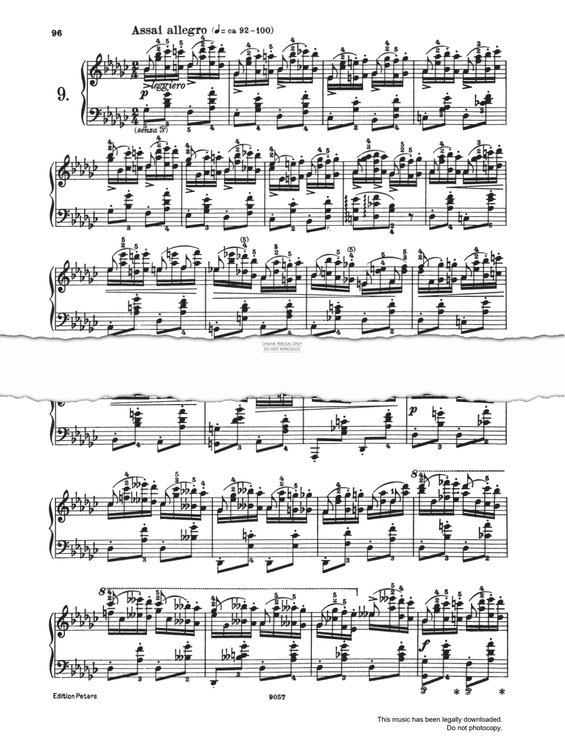 Produktgalerie: Seite 1 von 1 Etüde Op.25 No.9, Frederic Chopin, Klavier